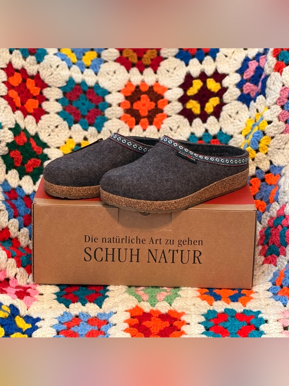HAFLINGER Grizzly GZ Clogs Grey NIB Size 39